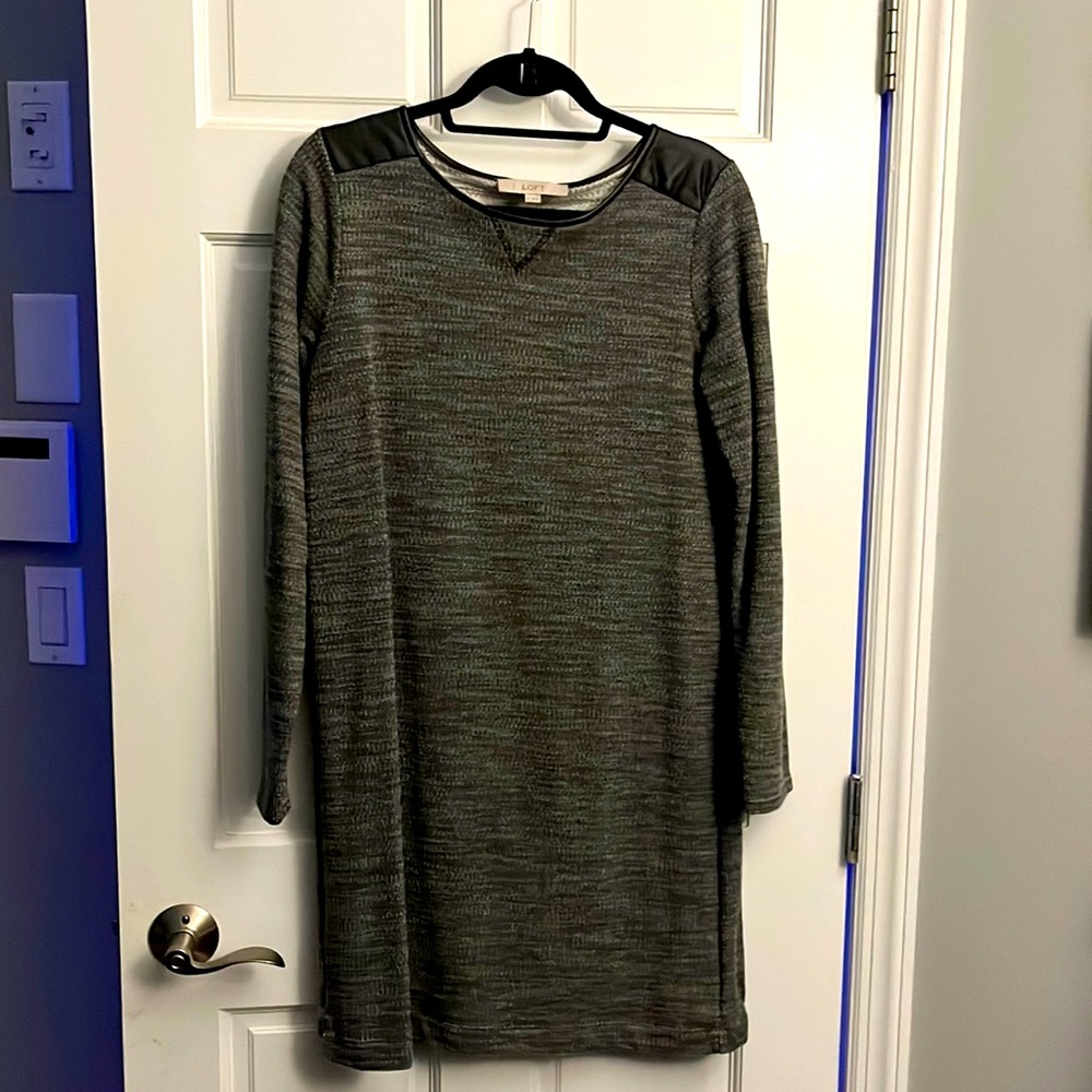 Loft long sleeve dress, Medium, heavy weight